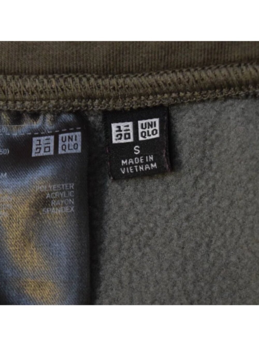 UNIQLO OLIVE GREEN DRAWSTRING SWEATPANTS - Picture 7 of 8